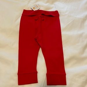 Gymboree red cotton baby pants